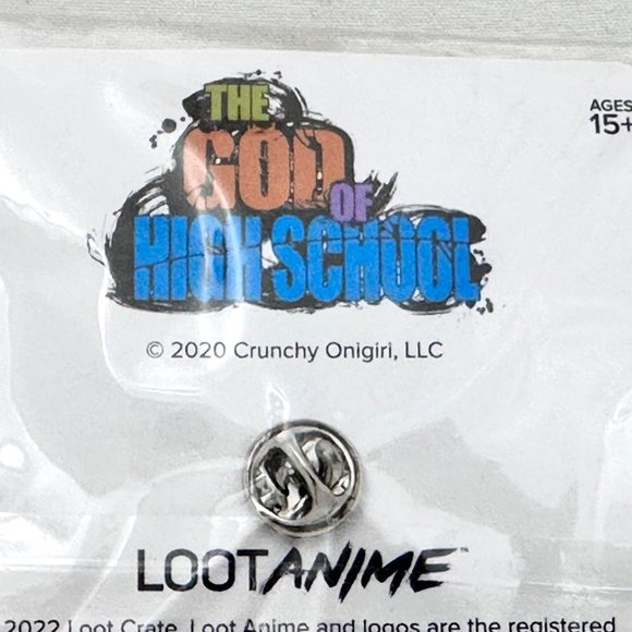 The God of High School - Loot Crate Anime Pin - New - Picture 3 of 4